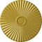 Ekena Millwork Shakuras Ceiling Medallion (For Canopies up to 5 1/2"), Hand-Painted Rich Gold, 29 1/2"OD x 2"P CM30SHRGS - alternate 1